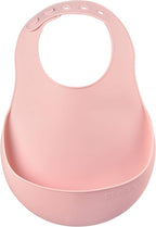 BEABA Silicone Baby Bib, Made with Soft Supple Silicone, Baby Bibs with Baby Food Catcher, Baby Essentials for Baby Feeding