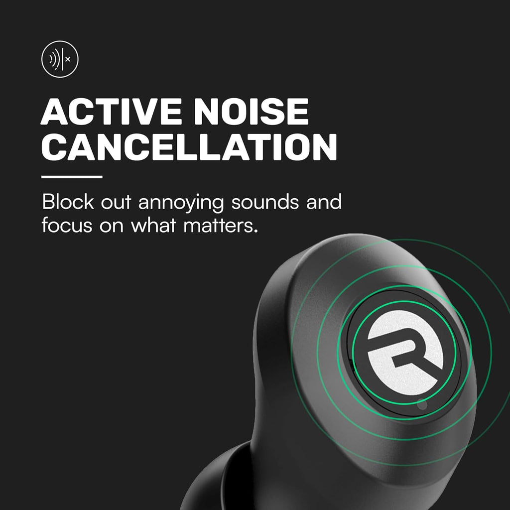 Raycon Everyday Earbuds Classic Bluetooth Wireless with Microphone - Stereo Sound, Active Noise Canceling, in-Ear Bluetooth Headset True Wireless Earbuds 32 Hours Playtime (Mint)