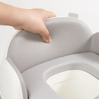 Bebamour Potty Training Toilet 3 in 1 Multi-Functional Potty Seat Detachable Baby Potty Step Stool Anti-Slip Stable Potty Training Toilet with 100 Pack Trash Bags for Baby Toddler Kids(Coffee)