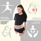 SIYWINA Maternity Belt Pregnancy Support Belt Bump Band Abdominal Support Belt Belly Back Bump Brace Strap