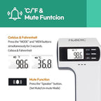 Medical Grade Infrared Non-Contact Forehead Thermometer, Digital Infrared Thermometer for Adults and Kids, Touchless Baby Thermometer, LCD Display and Memory Function (Gold)