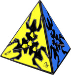 Gear Cube 3x3 with Three-Dimensional Gear Structure Magic Cube 3x3x3 Puzzles Toys (60mm) Brain Teaser Puzzle Game Toy for Children and Adults (Style D)