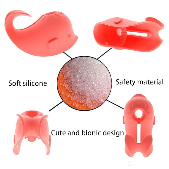 Faucet Cover Bathtub Baby Tub - Bath Spout Cover Baby Bathtub, Faucet Cover Baby Bathtub Silicone Whale for Kids, Toddlers (ALIBEBE)
