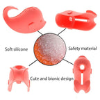 Faucet Cover Bathtub Baby Tub - Bath Spout Cover Baby Bathtub, Faucet Cover Baby Bathtub Silicone Whale for Kids, Toddlers (ALIBEBE)