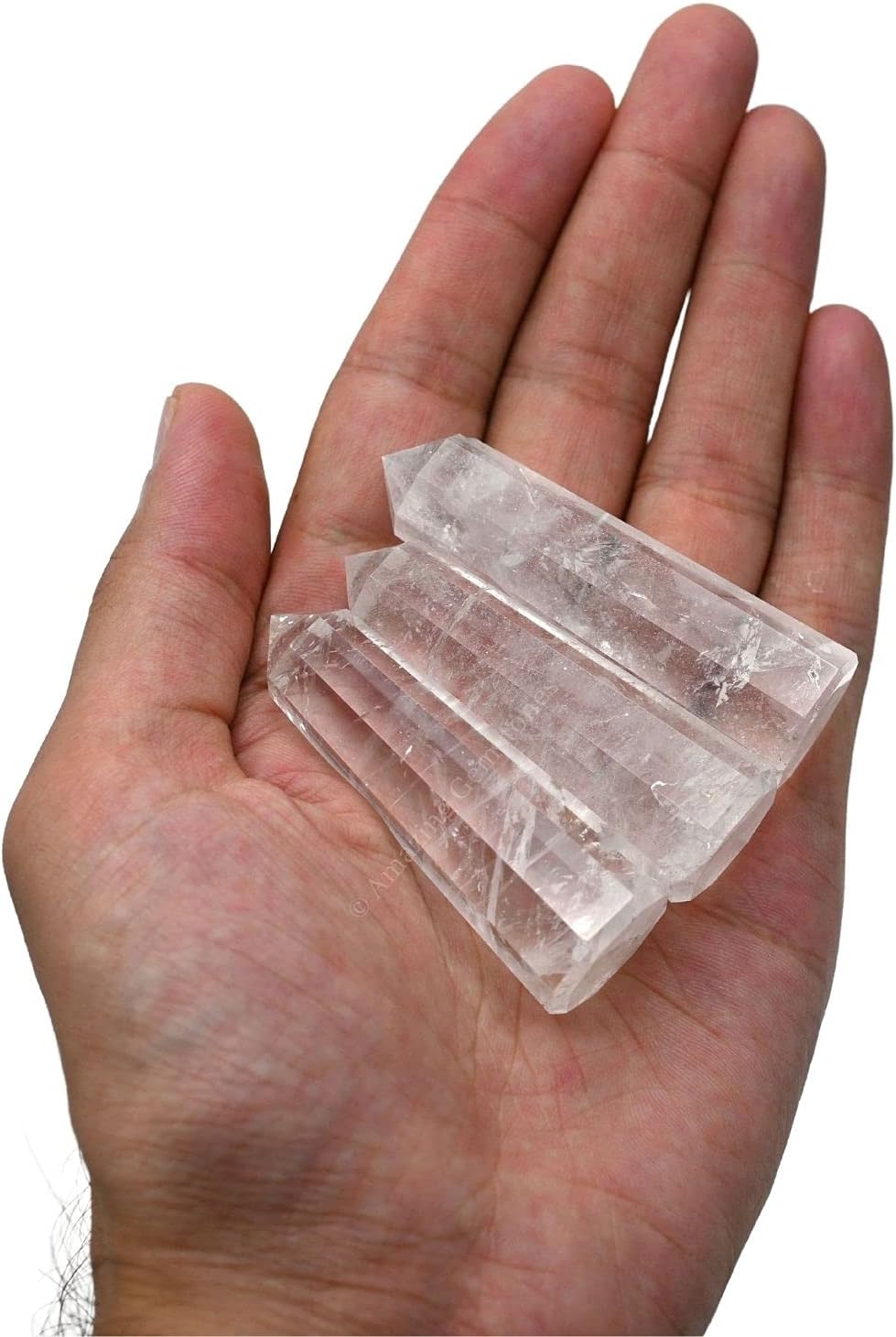 Amazing Gemstone Clear Quartz Crystal Towers ~ Natural Healing Crystal Point Obelisk for Reiki Healing and Crystal Grid (2 to 3 INCH)