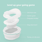 Frida Baby 3-in-1 Grow-With-Me Toddler Potty Training Toilet, Toddler Potty, Toilet Topper Training Seat and Step Stool, Easy-to-Clean Potty Training System