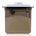 1700ml Airtight Formula Container Pop Up Milk Powder Container Formula Dispenser, 21OZ, 1.32LB, 600g, Brown