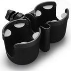 Accmor Stroller Cup Holder with Phone Holder, Universal Cup Holder for Uppababy Nuna Doona Strollers, 2-in-1 Bottle Phone Holder for Bike, Wheelchair, Walker, Scooter