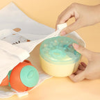 Accmor Baby Formula Dispenser On The Go, Formula Container to Go, Non-Spill Rotating Three-Compartment Formula Dispenser and Snack Storage Container for Infant Toddler Traveling