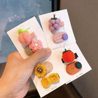 FZBNSRKO 10 Pcs Girls Hair Clips, 1.6"Inch Baby Barrettes, No Slip for Fine, Toddler & Infant Hair Accessories (5 Sets)