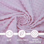 Pro Goleem Unicorn Loveys for Babies Soft Plush Pink Security Blanket for Girls Snuggle Toy Stuffed Animal Lovies for Babies Baby Girl Gifts for Newborn, Infant and Toddler, 16 Inch