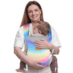 Baby Carrier Newborn to Toddler, Ergonomic Adjustable Toddler Carriers for 7-66 Lbs, Cozy Lightweight Infant Carrier with Neck Support, Baby Holder Carrier with Lumbar Support for Mom Dad