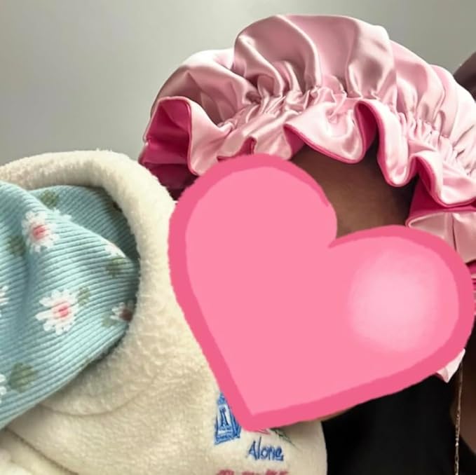 AKISS Baby Infant Newborn Toddler Satin Silk Hair Bonnet for Baby Girl Boy Sleeping Kids Cap Hat