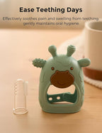 Momcozy Glow Baby Kit, Baby Shower & Registry Essential Kit for Grooming & Cleansing Care, Includes Electric Nail File, Teether, Bath Brush, Cradle Cap Brush,Comb, Finger Toothbrush,Newborn Must-Have