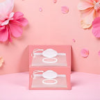 2 Pcs White Baby Wipe Case, Travel Holder Keeps Wipes Moist Set of Wet Diaper Wipes Holders Cases Portable Travel On The Go Refillable Dispenser Container Waterproof Wipe Container,Diaper Wipe Holders