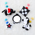 The Peanutshell Baby Crib Mobile for Boys & Girls, Musical, Montessori Nursery Mobiles, Black and White Crib Decor, High Contrast Mobile, Crib Toys Hanging, Crib Accessories Boy