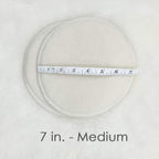 Soothingly Soft Merino Wool Nursing Pads, Style Softline, Extra Thickness, 7 in. Diameter