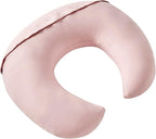 Nursing Pillow, Plus Size Breastfeeding Pillow Original Support for Baby Boys Girls Breastfeeding Essentials, with Removable Soft Cotton Cover (Sepia Rose, Large (25.59*20.08*6.30 Inches))