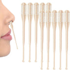 10pcs Nasal Hair Cutter,Manual 360° Rotating Nose Hair Trimmer,2 in 1 Nose Hair Cutter with Earpick,Portable Manual Nosal Hair Trimmer for Women Men