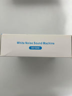 Portable White Noise Sound Machine - August SE160 - Calming, Ambient Sleep Therapy - 14 Soothing Sounds for Babies, Children, Adults - Sleep Aid with Timer - 60-Hour Battery - USB-C Charging - White