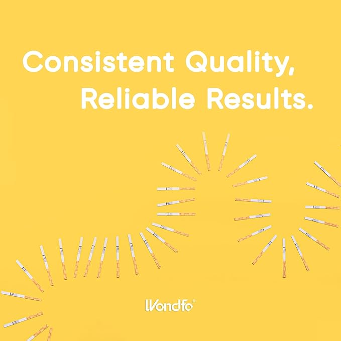 Wondfo 3.5mm Early Result Pregnancy Test Strips - Get Results 6 Days Sooner Than Missed Period-Sensitive and high-Accuracy HCG Testing Kit at 10 MIU/ml Cut-Off -[10 Packs]