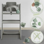 Moonkie Silicone Baby Sippy Cups | 3 Stages Training Cup Straw Cup for Infants Toddlers and Kid | 4 oz 1Pack