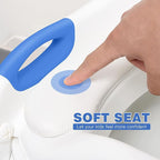 Potty Training Seat with Step Stool Ladder, SKYROKU Potty Training Toilet for Kids Boys Girls Toddlers - Comfortable Safe Potty Seat with Anti-Slip Pads Ladder Navy Blue