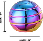 Kinetic Desk Toys, Fidget Toys Kids Adults, Adults Office Desk Toys, Metal Kinetic Fidget Spinners for Kids Party Favors, Stocking Stuffers for Kids (1.54", Rainbow)
