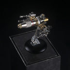 3D Metal Puzzle for Adults, Metal Model kit, Mechanical Armor Puzzle, Adult Brain teasers - The Best Gift for Men (Spacecraft)