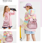 KL928 Girls Bowknot Polka Dot Cute Mini Backpack Small Daypacks Convertible Shoulder Bag Purse for Women