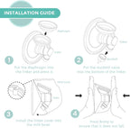 BabyBuddha Hands Free Milk Collection Cups for Breast Pump, 8 Fl Oz Each, Wearable Breastmilk Containers, Compatible with BabyBuddha Pump, Spill Resistant Design, Small Flange 22 to 24mm, 2 Pack