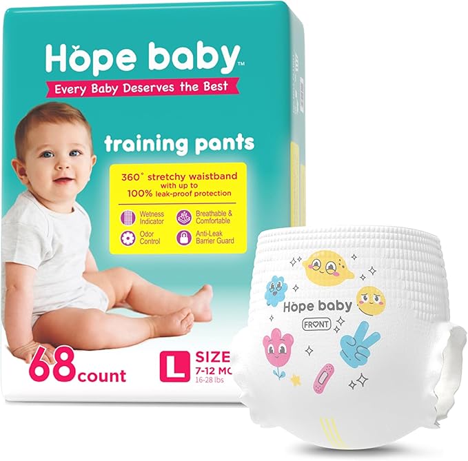 3T-4T (22-37 LBS), 66 Count Premium Training Underwear, Baby Diapers Toddler Potty Training Pants, Hypoallergenic with Skin