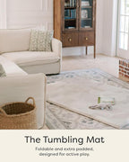 Foldable Baby Tumbling Mat – Foldable Kids Play Mat | Durable, Stylish, and Cushioned Design