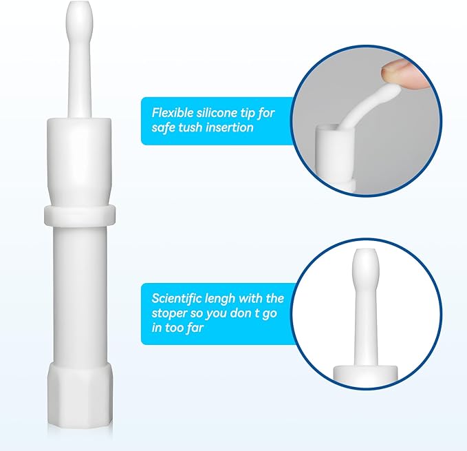 Gas and Colic Reliever for Babies, Baby Gas Colic Relief, Natural Solution for Baby Colic and Gas Relief, 100% Safe & Effective Instant Constipation Relief for Babies, 20 Count (White)