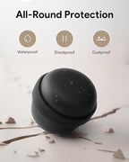 Carrying Case for Babelio White Noise Machine, Mini Sound Machine Protective Compact Traveling Storage Bag, Scratches Shockproof Waterproof (Only Case) (Black, S)