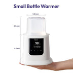NCVI Baby Milk Warmer 3 Mins Fast Heating 8 in 1 Functions, Infant Breast Milk Bag Warmer with Timer and Precise Temperature for All Size Materials Bottles, Milk Freezer Bags and Pacifier Sterilize