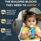 Li’l Hala Baby Food Pouches – Grass-Fed Roast Beef & Organic Veggies – Toddler Pureed Meals with Meat – Protein & Healthy Fats –No Sugar/Hormones – 6+ Months – 3.5 oz (12 Pack)