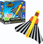 Stomp Rocket Stunt Airplane Refill - Glider Plane Launcher for Kids - Soars Over 100 Feet - Fun Outdoor Toy & Gift for Boys or Girls