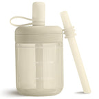 Moonkie Baby Straw cup | Silicone Toddler Sippy Cup Training Cup with Straw Lid | BPA-Free Drop-Proof Baby Cup | Baby Led Weaning | 6 Months+, 5 oz, 1pack