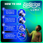 Luma - The Patented Glow-in-The-Dark Toy That Flies a Loop of String, Creates Endless Shapes and Tricks Built-in LED for Glowing Fun. Perfect STEM Gift for Kids & Adults. Wonderment Awaits
