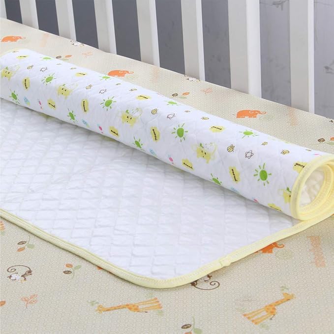 MBJERRY Waterproof Changing Pads Portable - Breathable Leak Proof Mattress Pad Protector Baby Changing Mat for Toddler, Kids Pack of 3 (S (17.7 x 13.7 Inch))