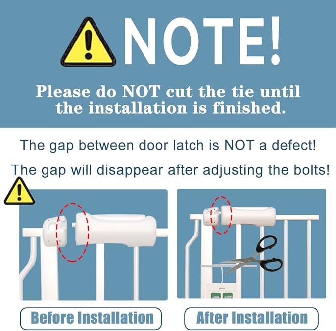 57.5-62 Inch Extra Wide Baby Gates for Stairs Doorways Pressure Mount No Drill Dog Pet Gate Automatic Close Child Safety Gate for Toddler Kids Pets