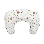 Boppy Nursing Pillow - Ergonomic Bottle & Breastfeeding Pillow with High, Firm, Large Area, Water-Repellent Cushion with Washable Cover; Baby Safety Alliance Verified - Neutral Plants and Animals