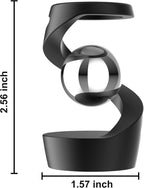 Fidget Toys for Adults, Metal Fidget Toys Desk Fidgets for Office for Adults, Quite Kids Fidget Toys for Anxiety and Stress (Black Silver)