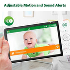 LeapFrog 2-Camera Color Night Vision Video Baby Monitor with 7" HD 720p Display, Split Screen, 360 Pan & Tilt, 8X Zoom, Night Light, Humidity & Temperature Sensor, Up to 1000ft Long Range: LF920-2HD