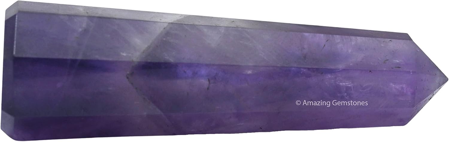 Amazing Gemstone Amethyst Crystal Towers ~ Natural Healing Crystal Point Obelisk for Reiki Healing and Crystal Grid (2" to 3" Inch)