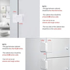 Cabinet Locks(12-Pack) for Babies, Kids and Toddlers Proofing Cabinet Child, safety Locks Suitable for Cabinets, Drawer and Refrigerator with Easy Installation (White) (8 Flat Lock+4 Right Angle Lock)