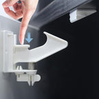 10 Pack 3.5 Inches Longer Cabinet Locks for Babies Child Safety Latches - Vmaisi Baby Proofing Cabinets Drawer Lock with Adhesive Easy Installation