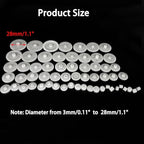 58PCS Small Gears Set Plastic Gears Module 0.5 for DC Motor DIY Model Toys RC Car Robot