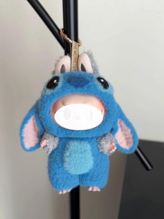 Clothes for LABUBU Doll (NO Doll),Outfit for LABUBU,Clothes Set for LABUBU Dress Up,Accessories for LABUBU (Stitchs)